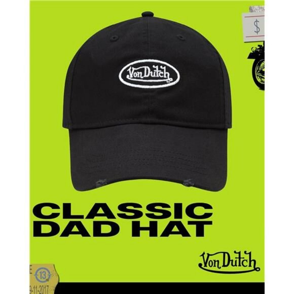 Vintage distressed baseball cap unisex cotton adjustable curved brim retro hat - Picture 2 of 8